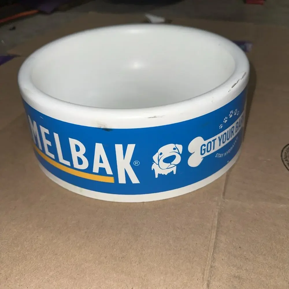 RARE Camelbak Dog Water Bowl 9” Promo Promotional Plastic Employee